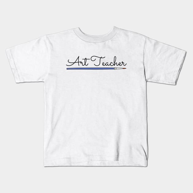 Art Teacher Kids T-Shirt by Painting Lover